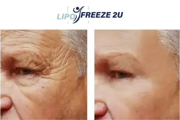 Mens before and after Morpheus 8 Little Bognor results.