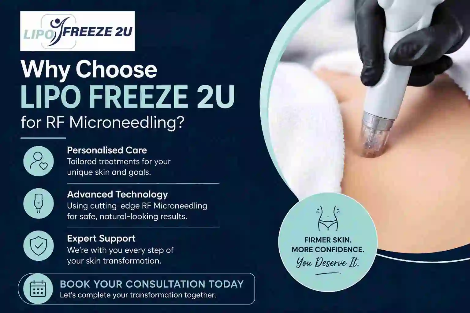 Why Choose LIPO FREEZE 2U for RF Microneedling Little Bognor?